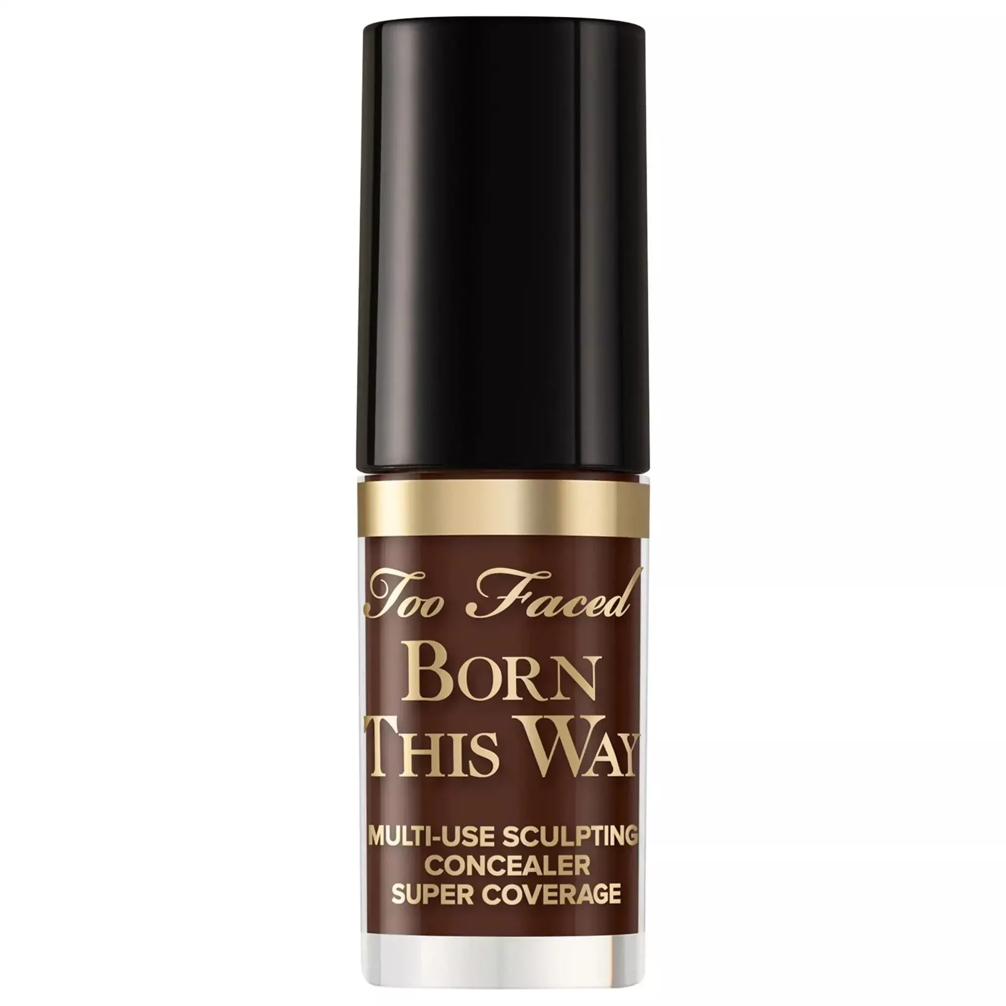 Too Faced Mini Born This Way: Super Coverage Multi-Use Concealer - Full Coverage, Natural Finish, Vegan, Hydrating Concealer