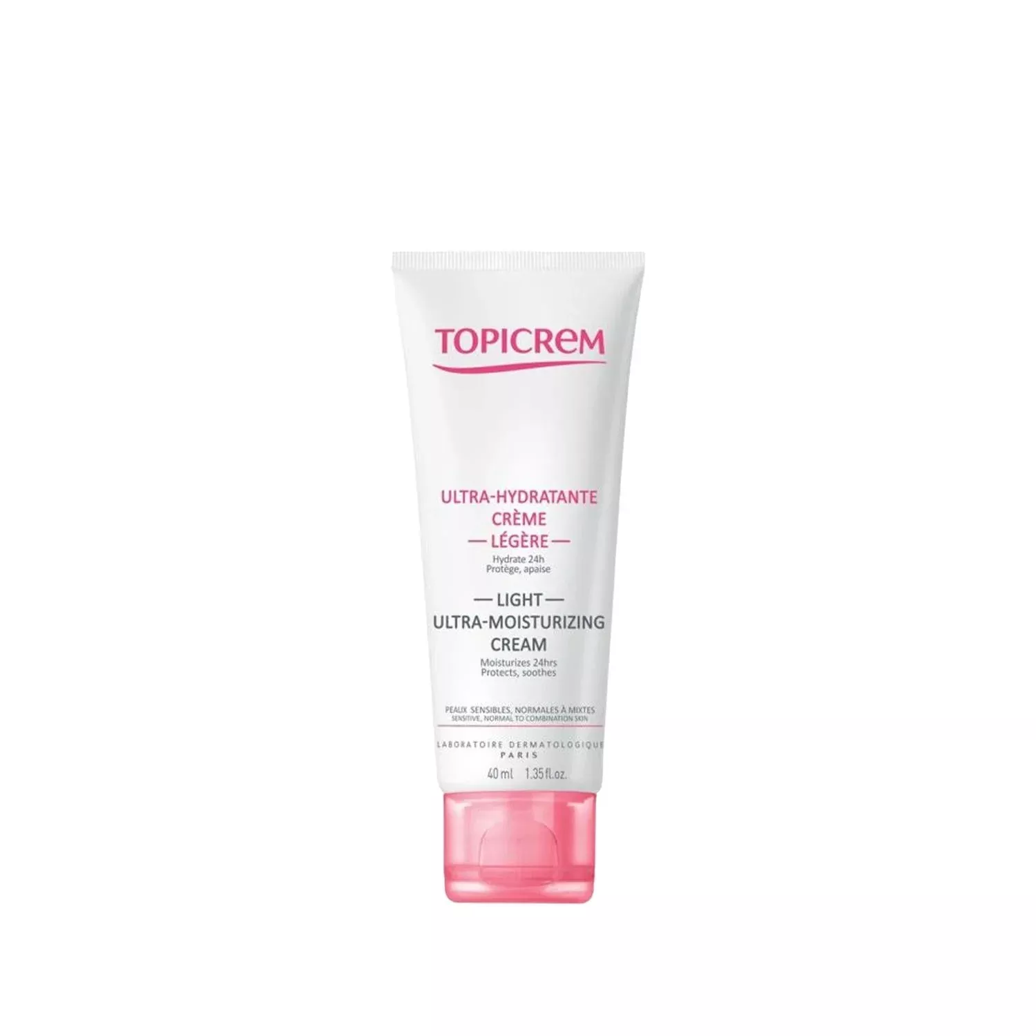 Topicrem Hydra+ Radiance Light Ultra Moisturizing Cream for Dry & Sensitive Skin - 40ml