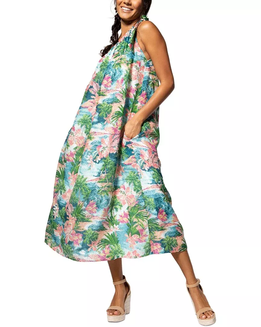 Tori Richard Stella Off Shoulder Dress