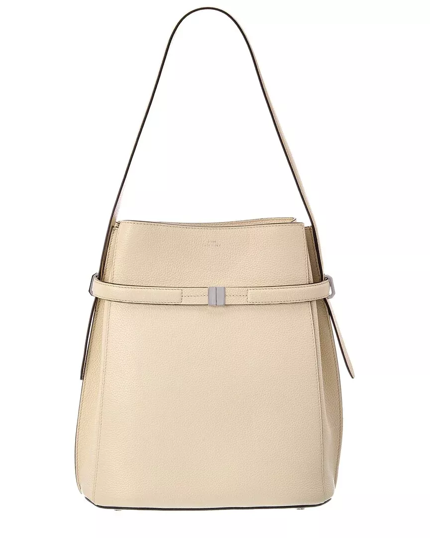 Toteme Belted Leather Bucket Bag