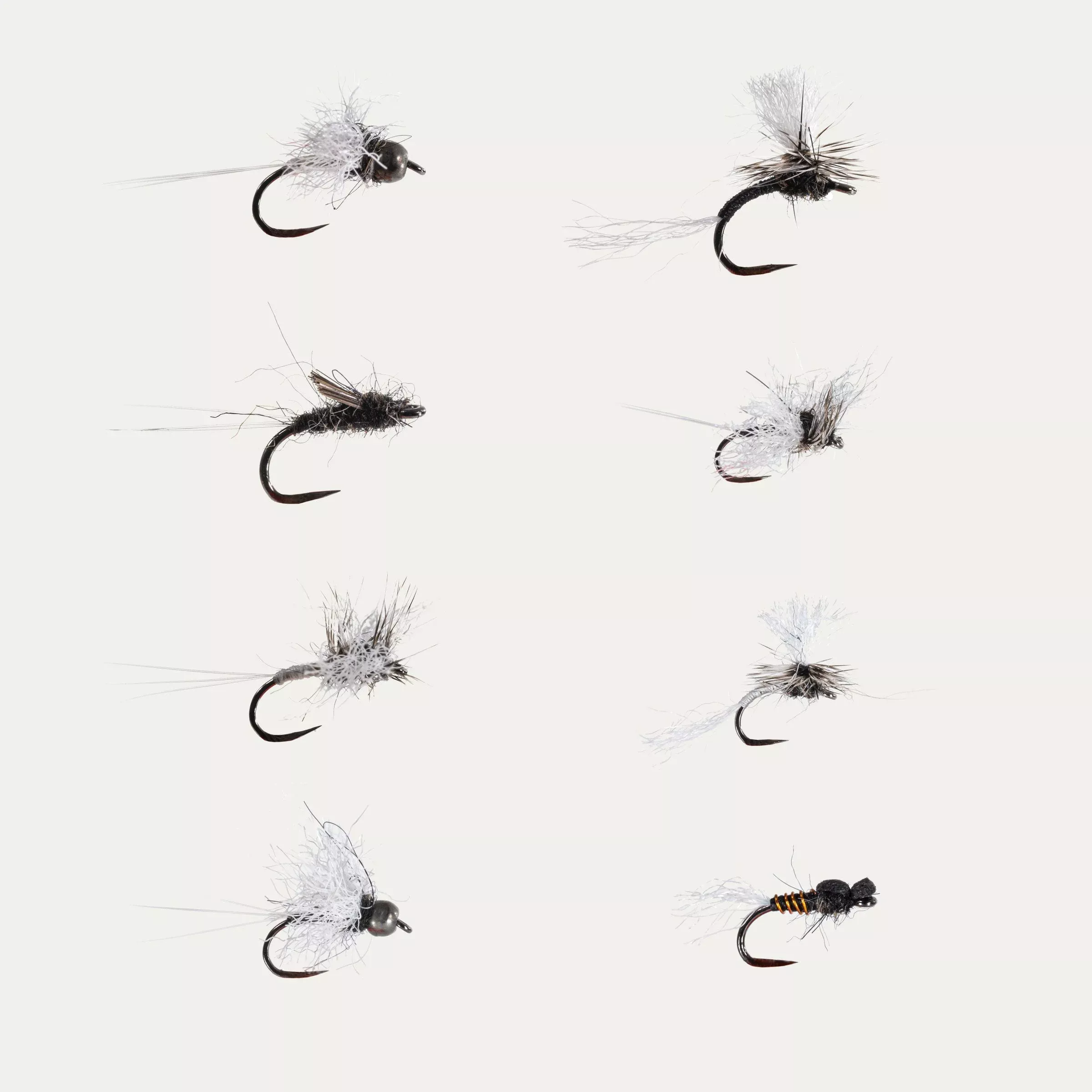 Trico Mayfly BugCycle Fly Assortment, 8pk, Barbless, Ahrex