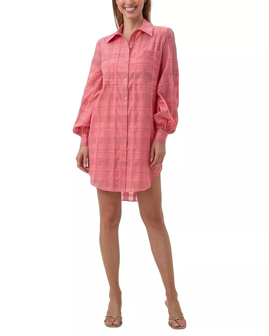 Trina Turk Aisling Silk-Blend Mini Dress