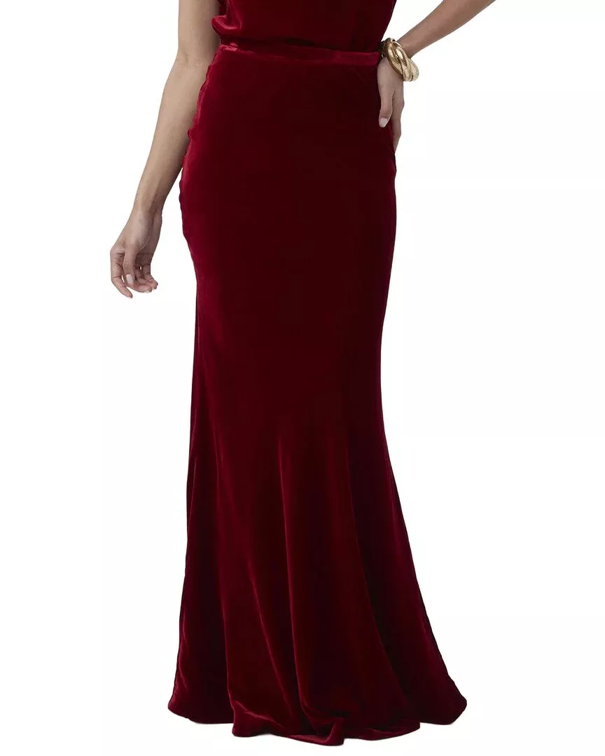 Trina Turk Rabina Silk-Blend Skirt