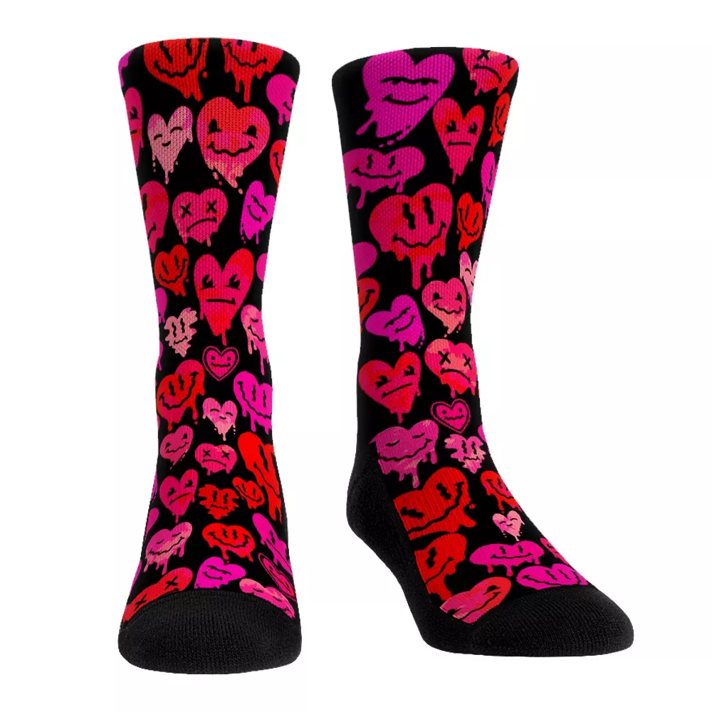 Trippy Hearts (Black)