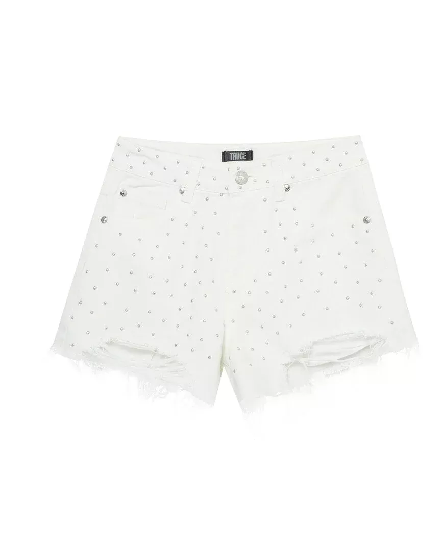 Truce Studded Fringe Short