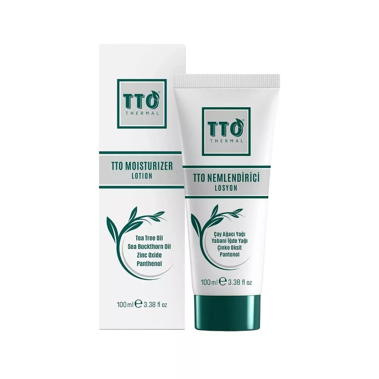 TTO Thermal Moisturizing Lotion - 100ml Hydrating Skincare for Dry & Sensitive Skin