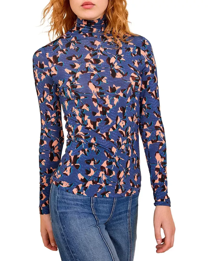 Ulla Johnson Aurelia Jersey Turtleneck Top