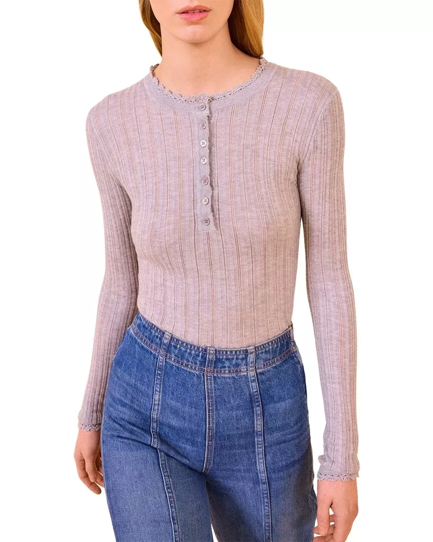 Ulla Johnson Delia Henley Knit Top