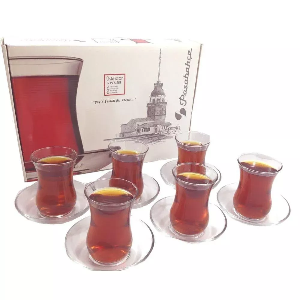USKUDAR 12 PCS SET 6 CAY BARDAGI 6 CAY TABAGI