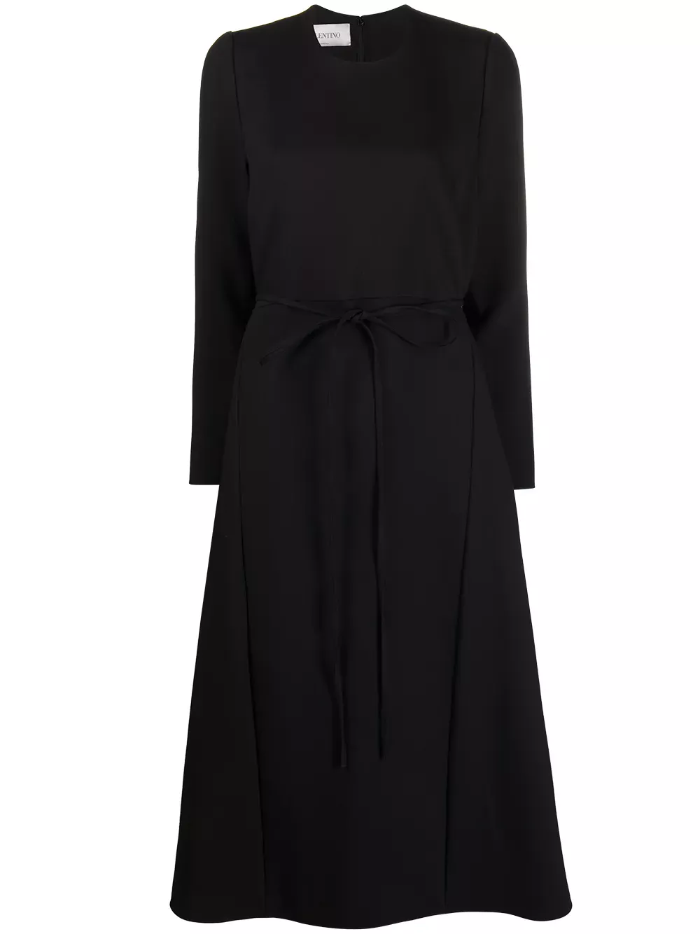 Valentino Garavani Belted Wool Dress