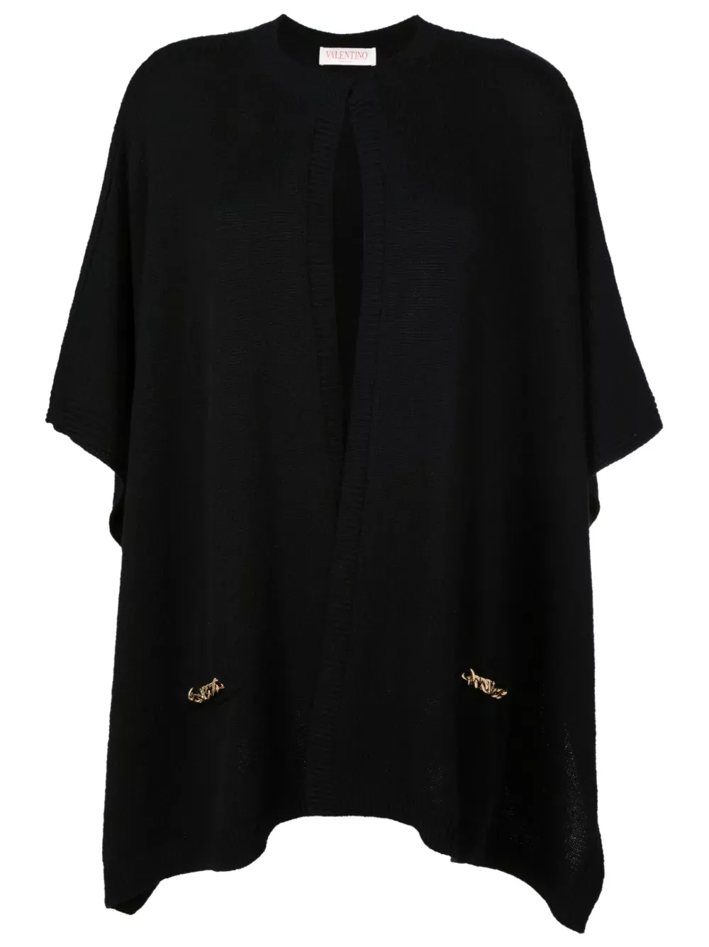 Valentino Garavani Chain-Link Cashmere Cape
