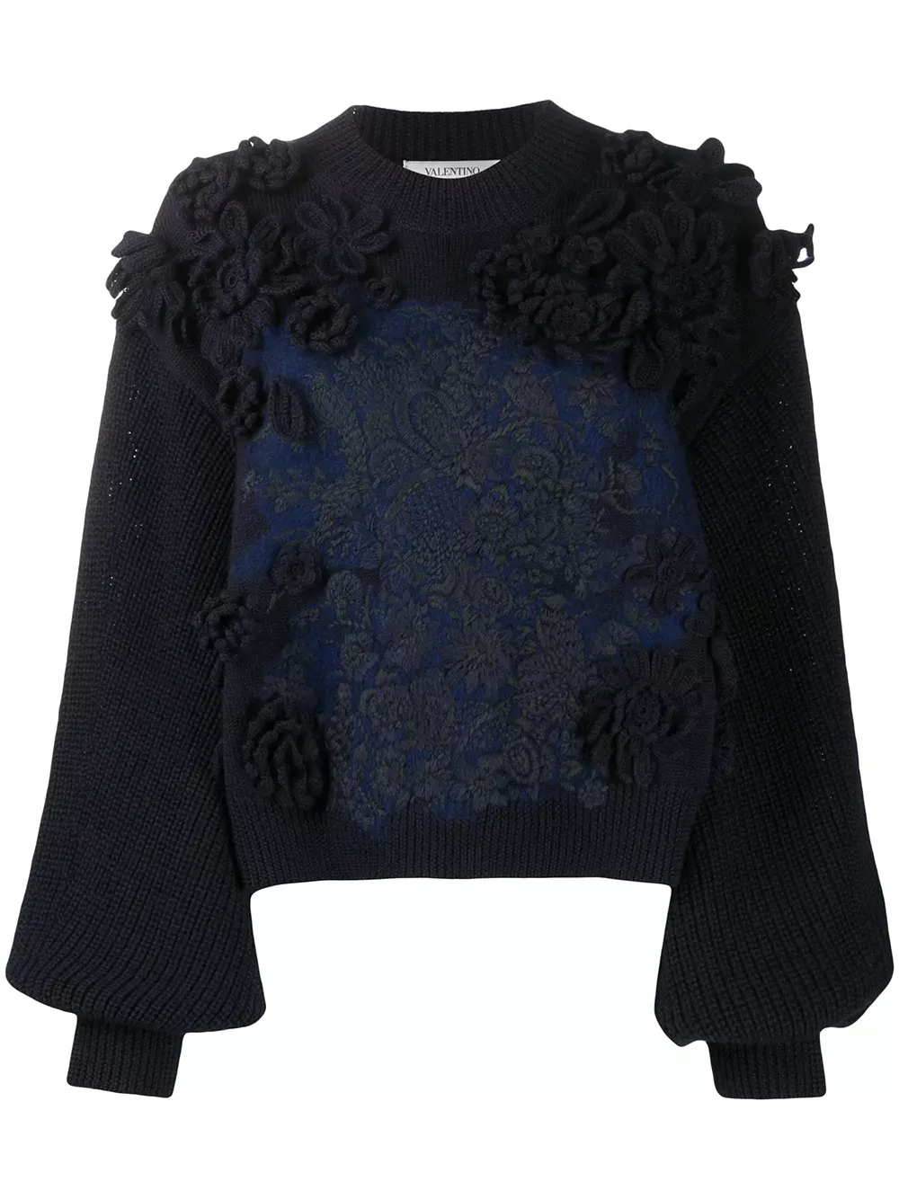 Valentino Garavani Embroidered Wool Jumper