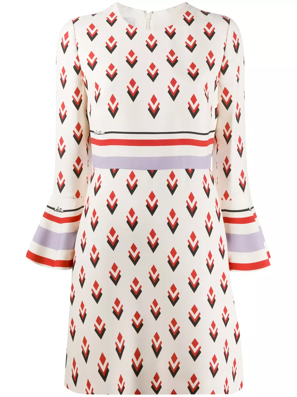 Valentino Garavani Geometric-Print Dress