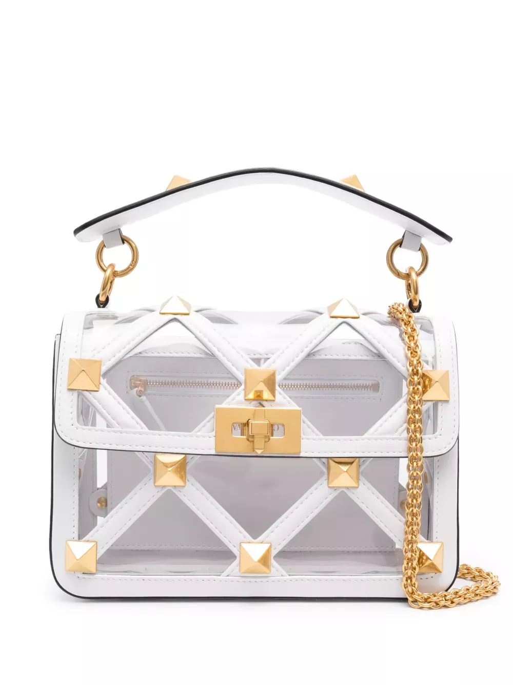 Valentino Garavani Medium Roman Stud Shoulder Bag