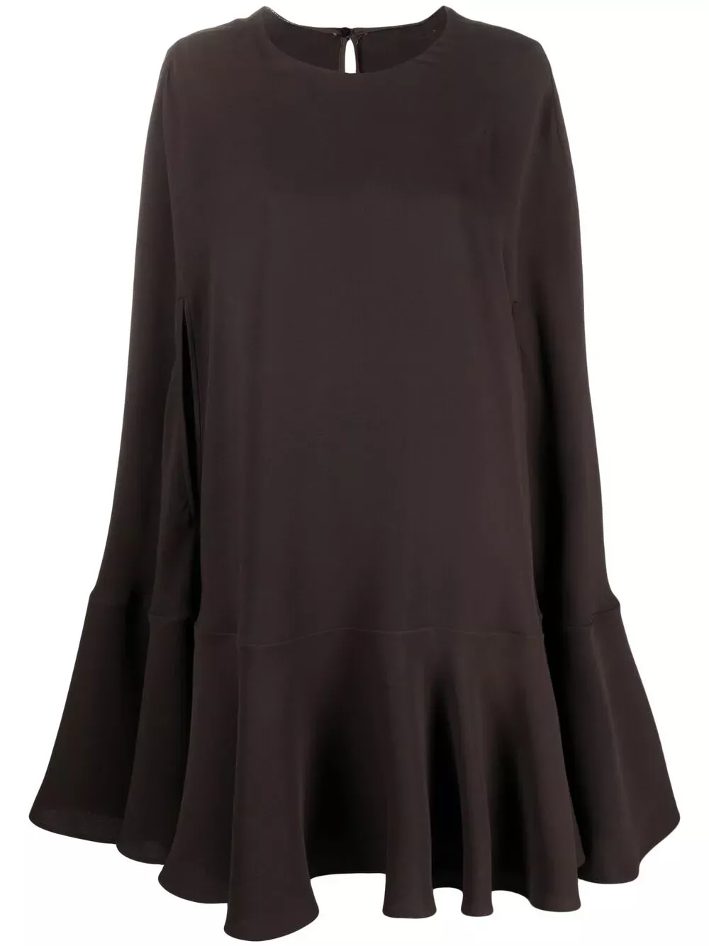 Valentino Garavani Silk Cape Dress