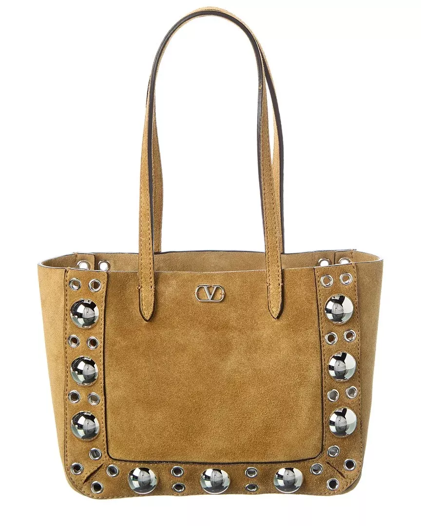Valentino Nellcote Mini Suede Tote