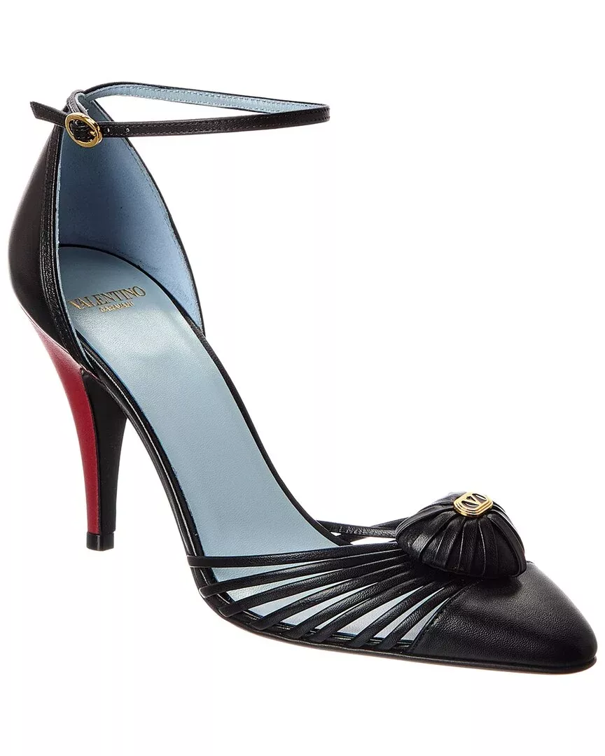 Valentino Royal Heart 90 Leather Pump