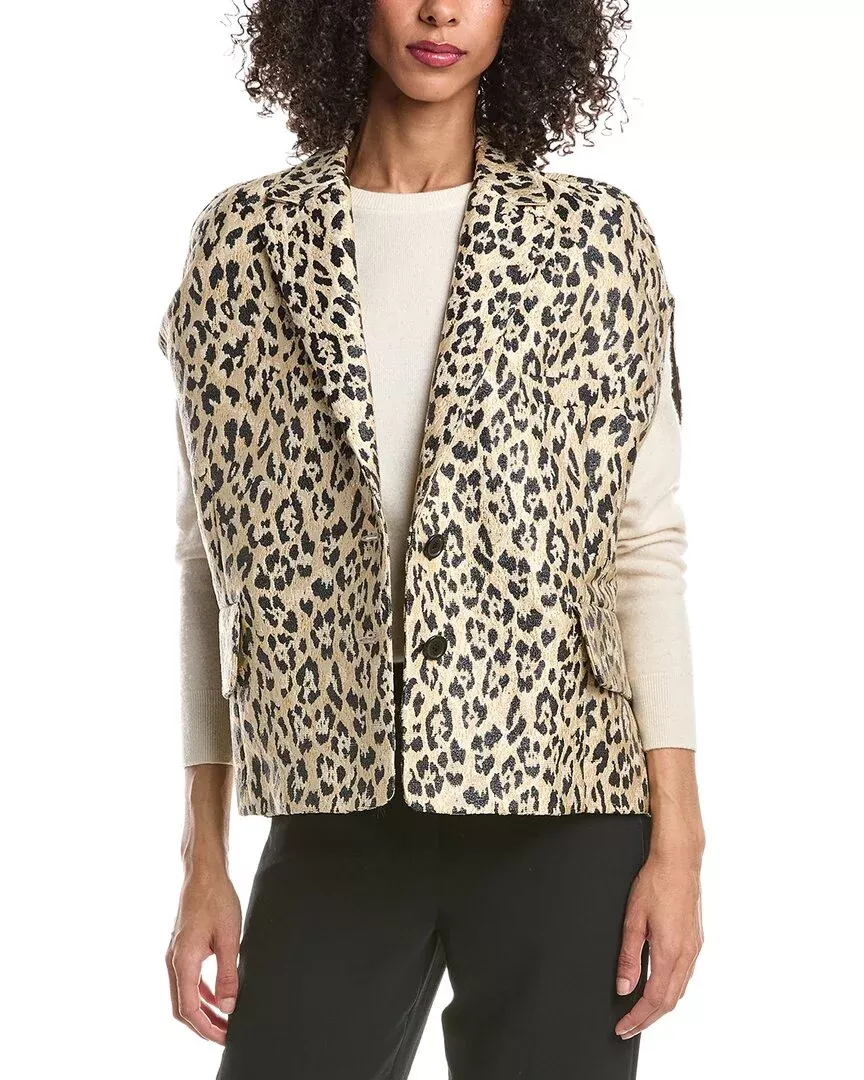 Valentino Silk-Blend Printed Gilet