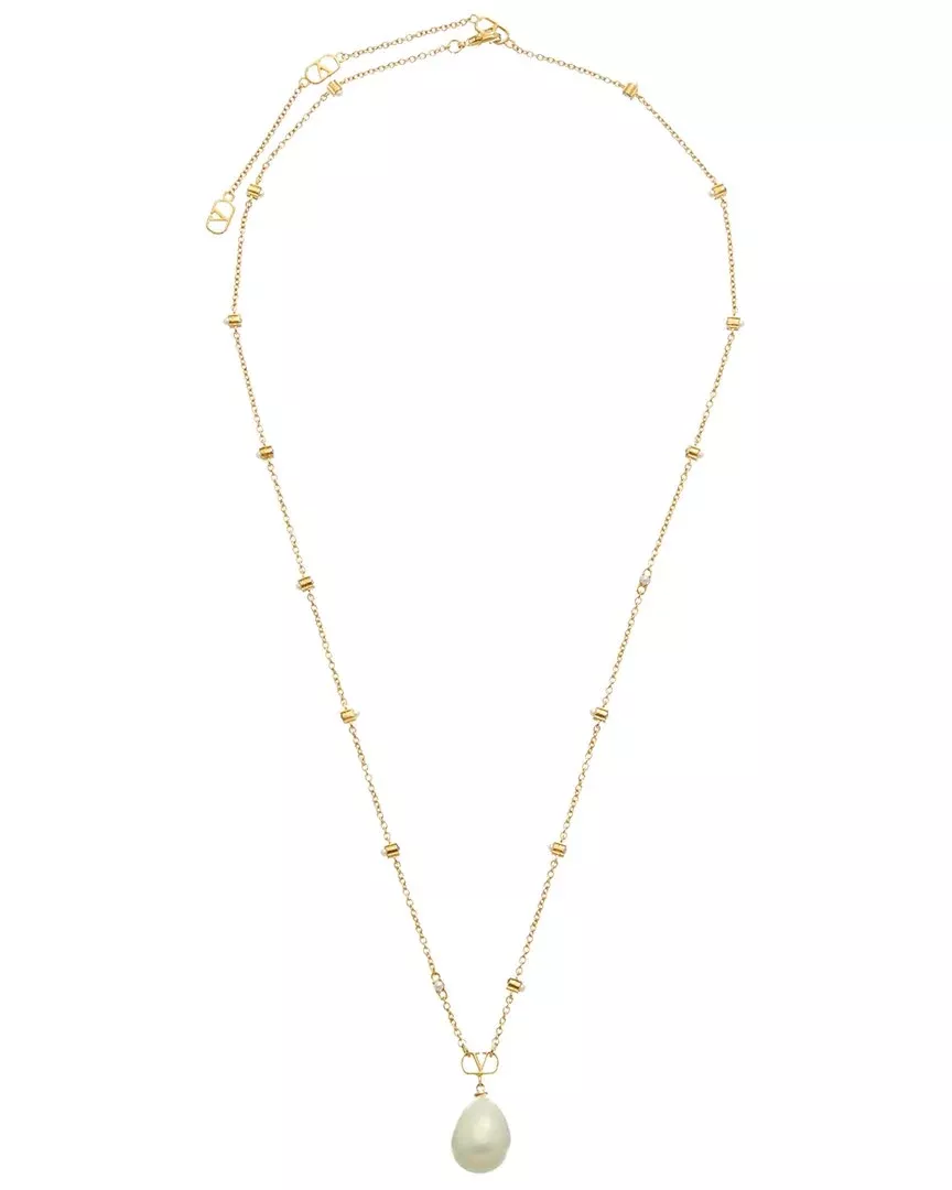 Valentino Vlog 10Mm Pearl Pendant Necklace