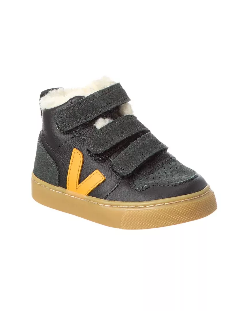 Veja Small V-10 Mid Winter Chromefree Suede Sneaker