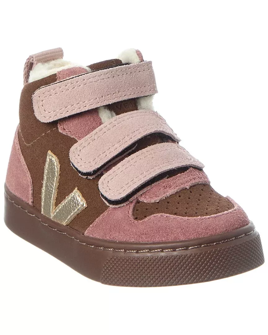 Veja Small V-10 Mid Winter Suede Sneaker