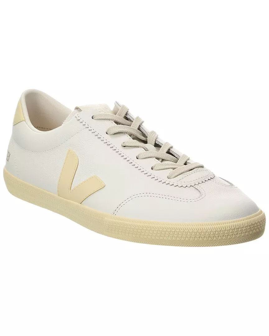 Veja Volley Signature Leather Sneaker