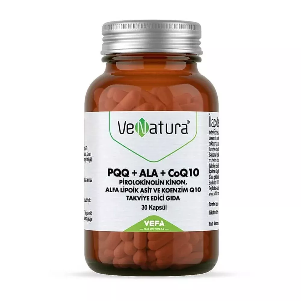VeNatura PQQ + ALA + CoQ10 - 30 Capsules