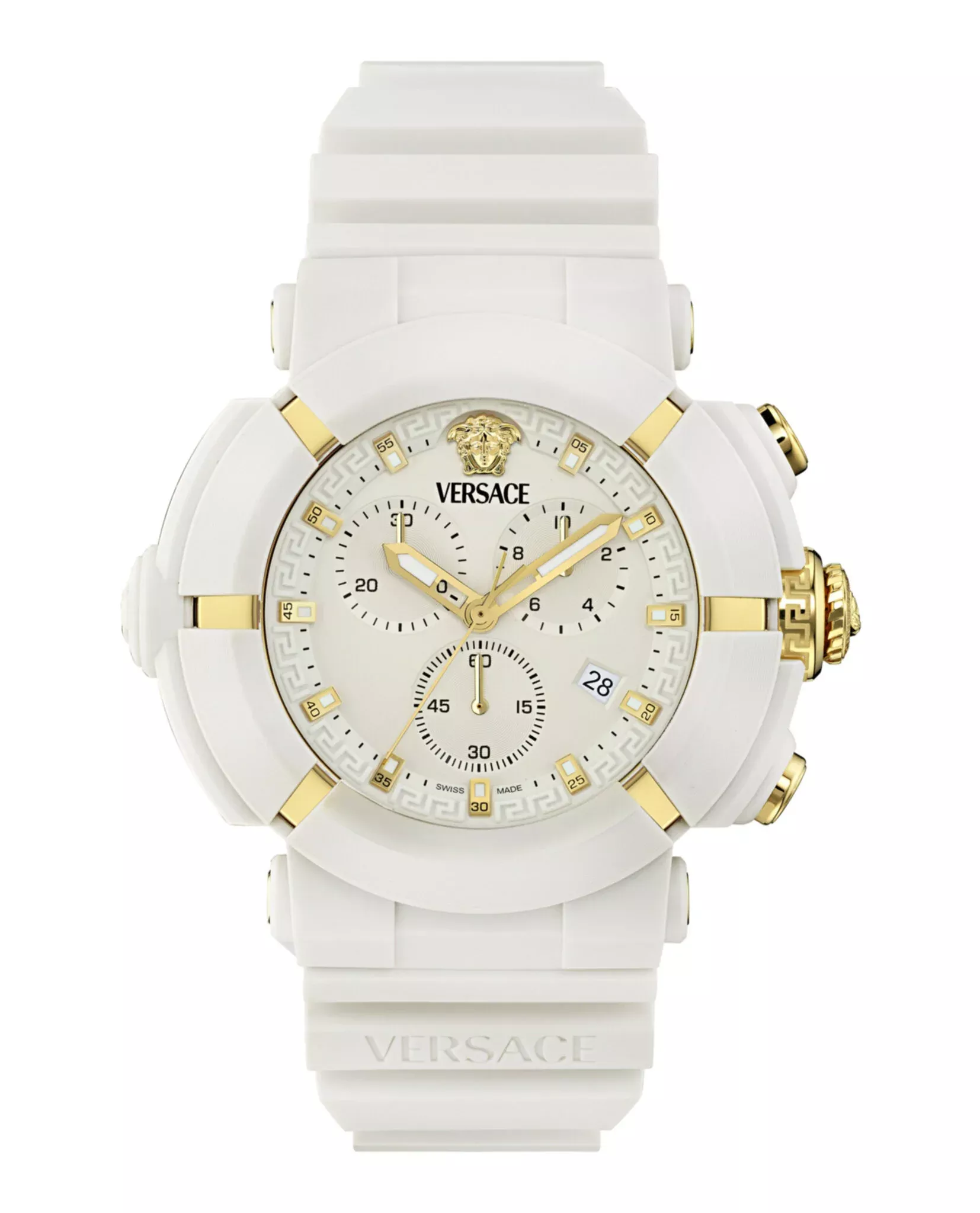 Versace Mens 45mm Strap Fashion Watch