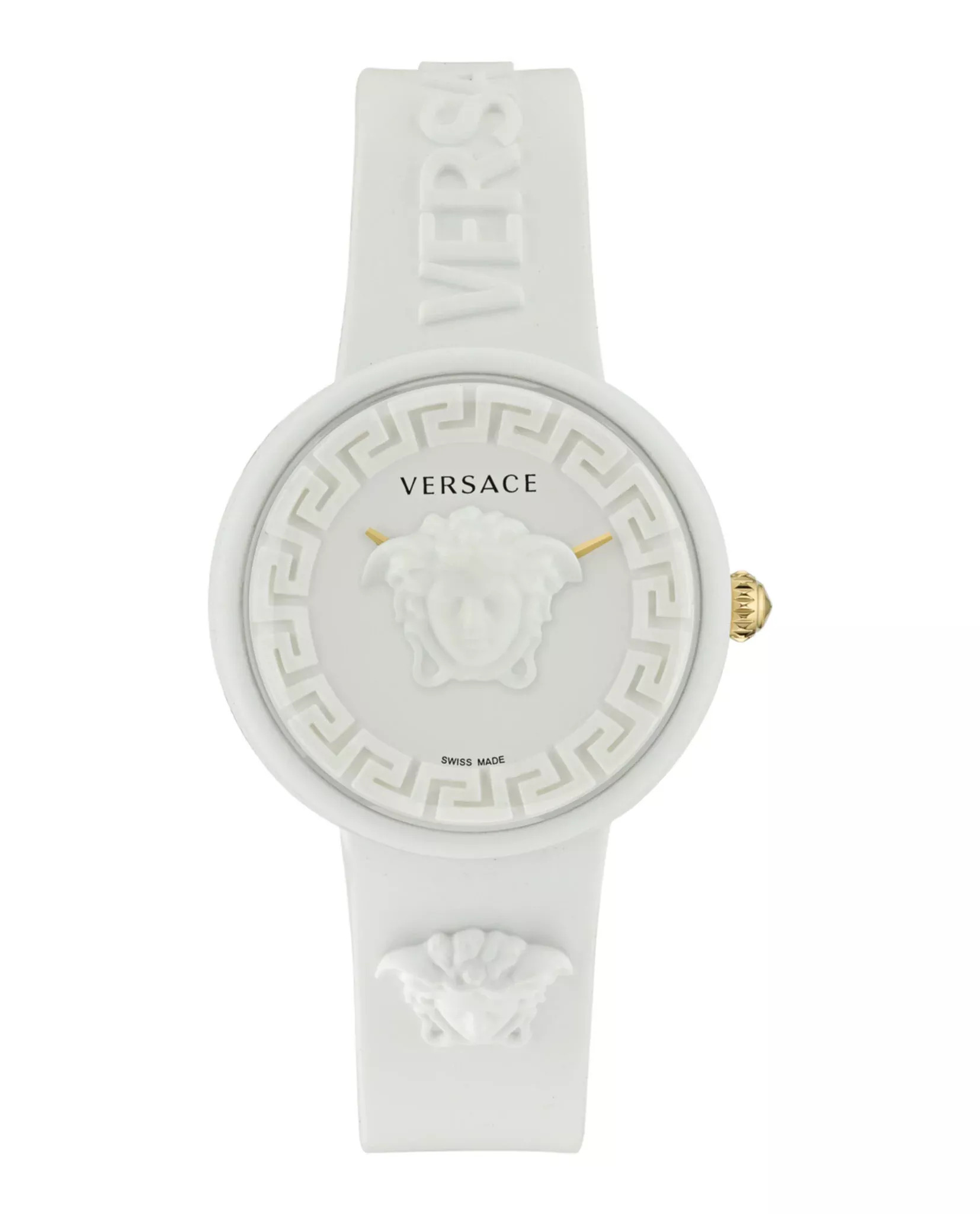 Versace WomensWhite 39mm Strap Fashion Watch