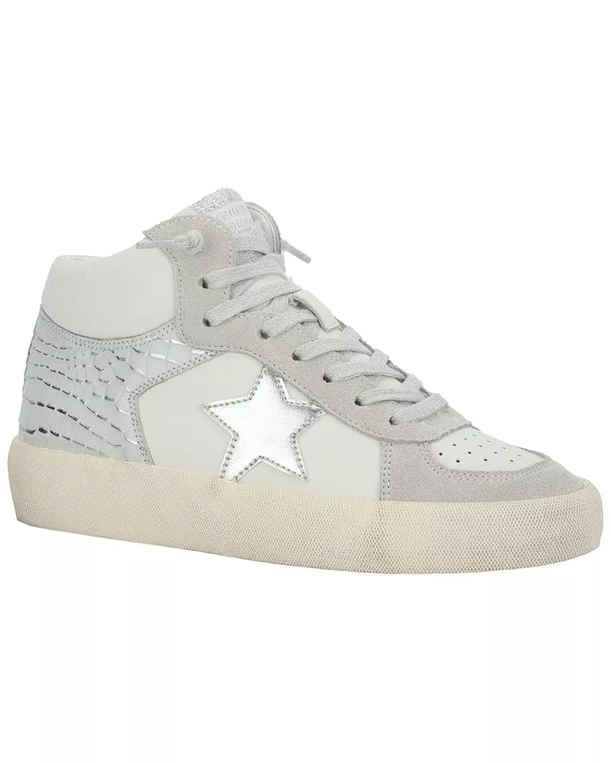 Vintage Havana Reflex High Leather & Suede Sneaker