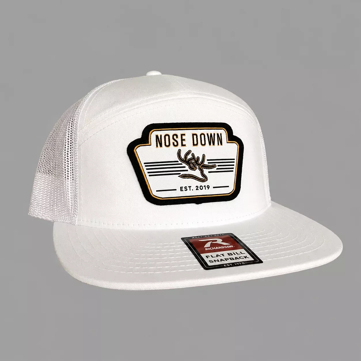 Vintage White Woven 7 panel