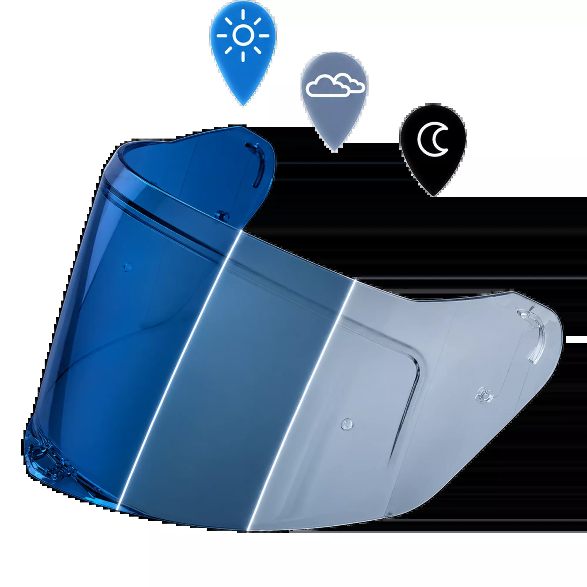 Viper Shield Outer- Photochromic Blue