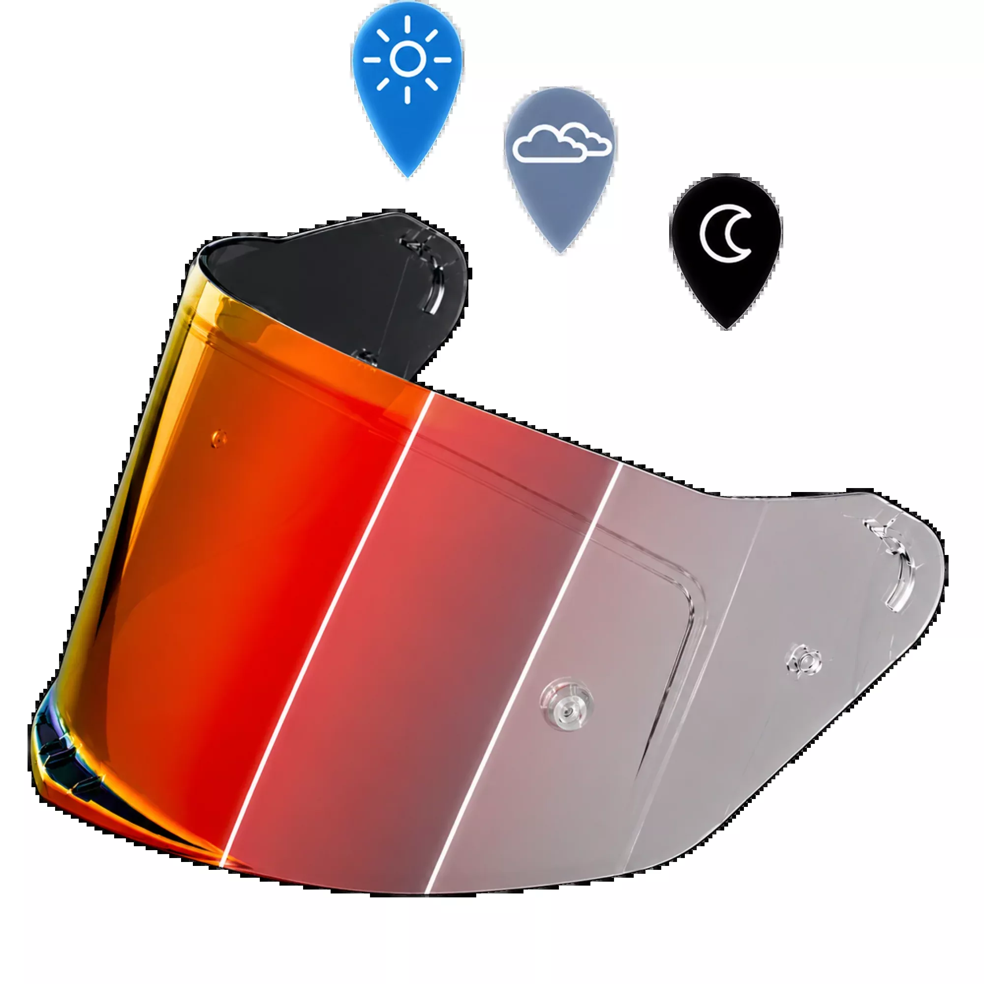 Viper Shield Outer- Photochromic Red