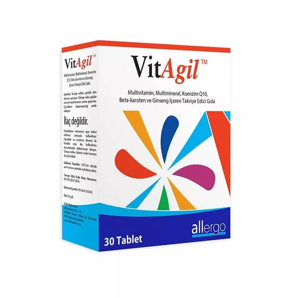VitAgil Multivitamin - 30 Tablets