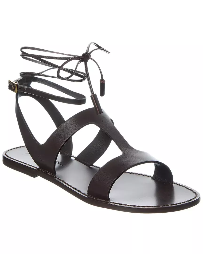 Weekend Max Mara Lemma Leather Sandal
