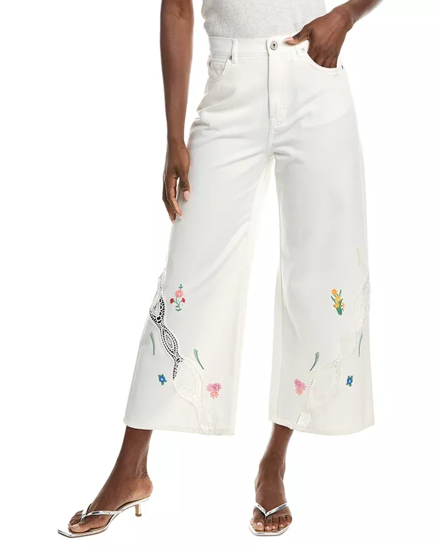 Weekend Max Mara Lord Denim Wide Leg Pant