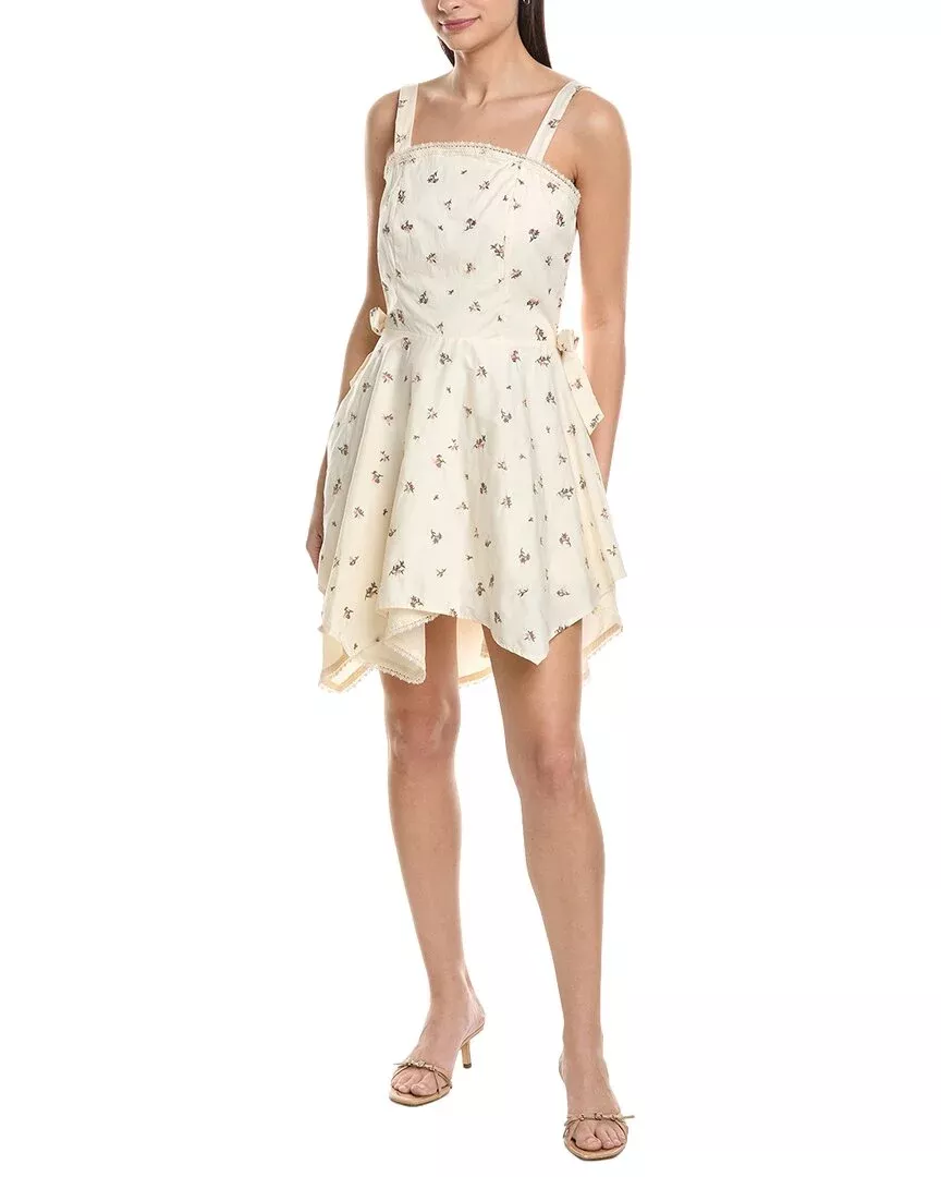 Weworewhat Handkerchief Mini Dress