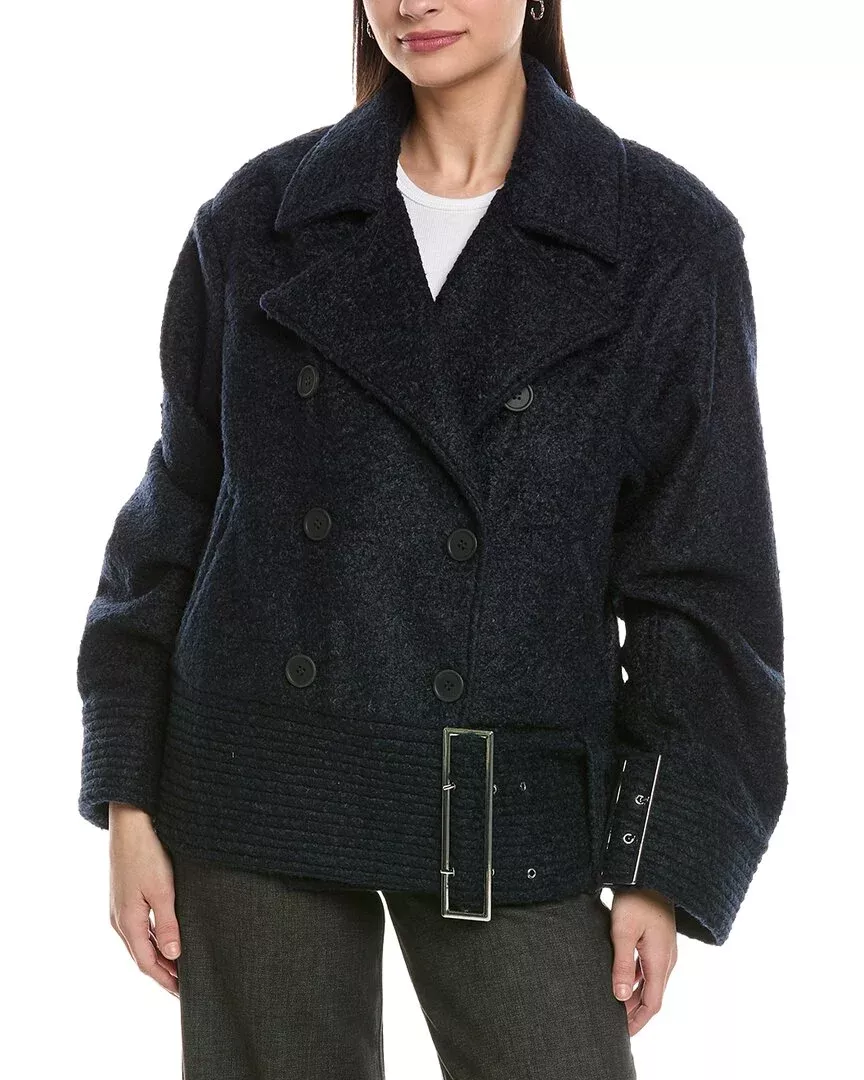 Weworewhat Moto Fleece Jacket