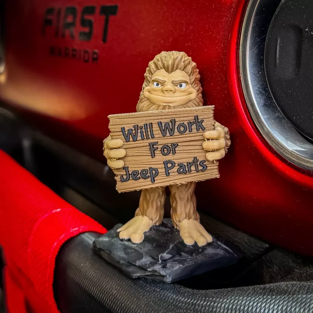 Will Work for Parts! Bigfoot Deskmate