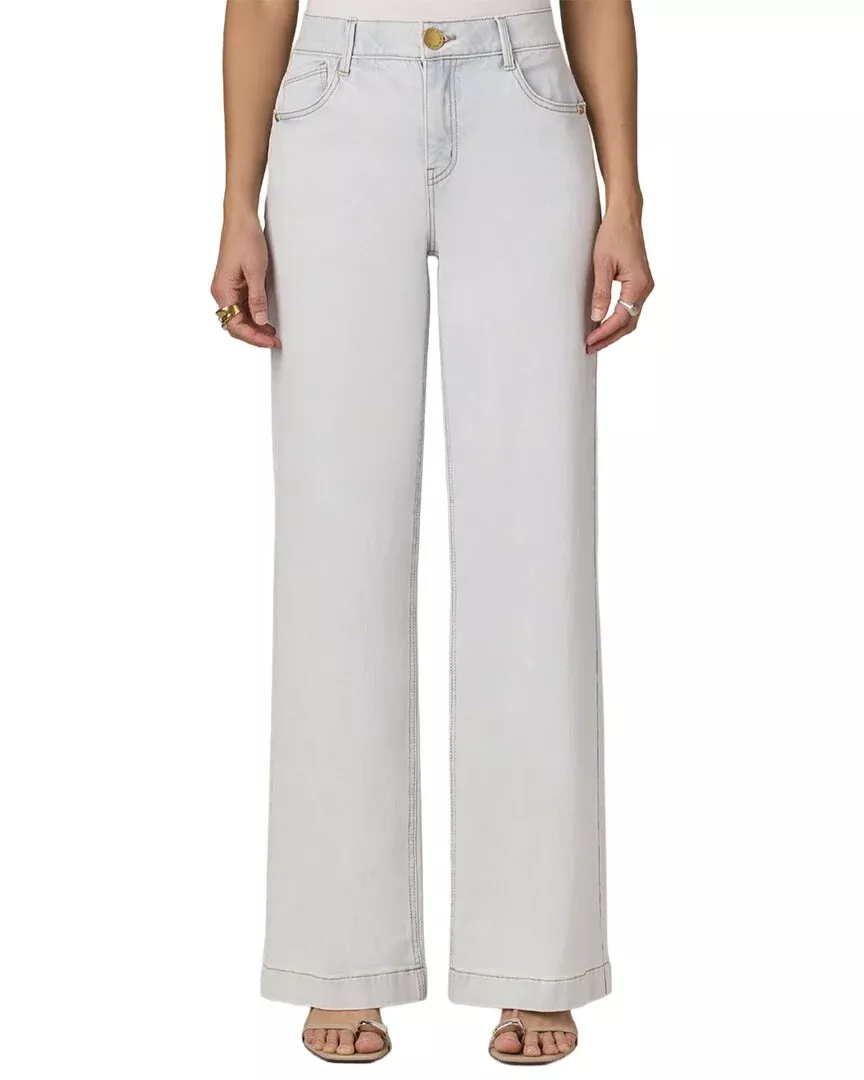 Wit & Wisdom Powder Blue Sam High Rise Wide Leg Jean