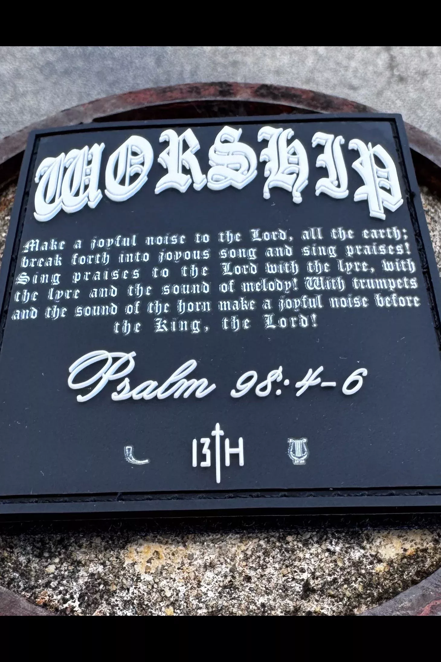 Worship PVC Patch