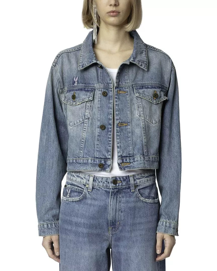 Zadig & Voltaire The Aretha Wb Cropped Jacket