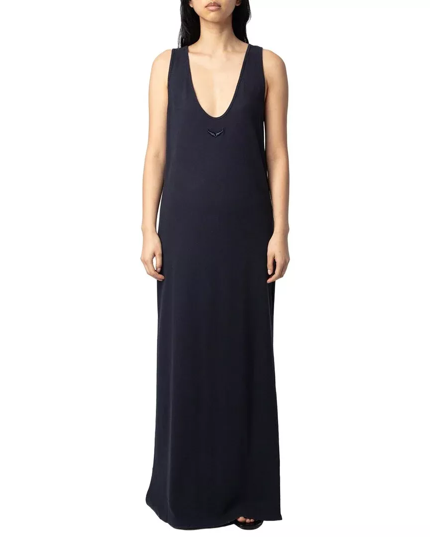 Zadig & Voltaire Deva Linen-Blend Wings Dress