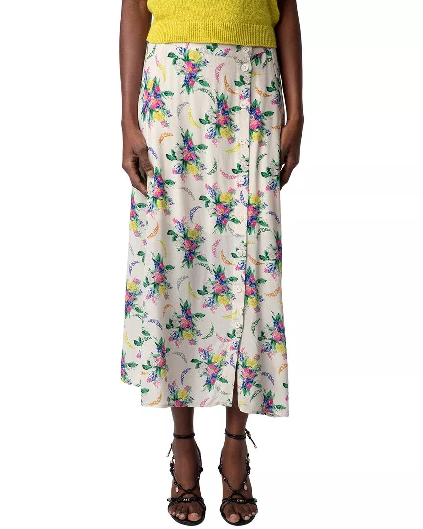 Zadig & Voltaire June Soft Bouquet Skirt