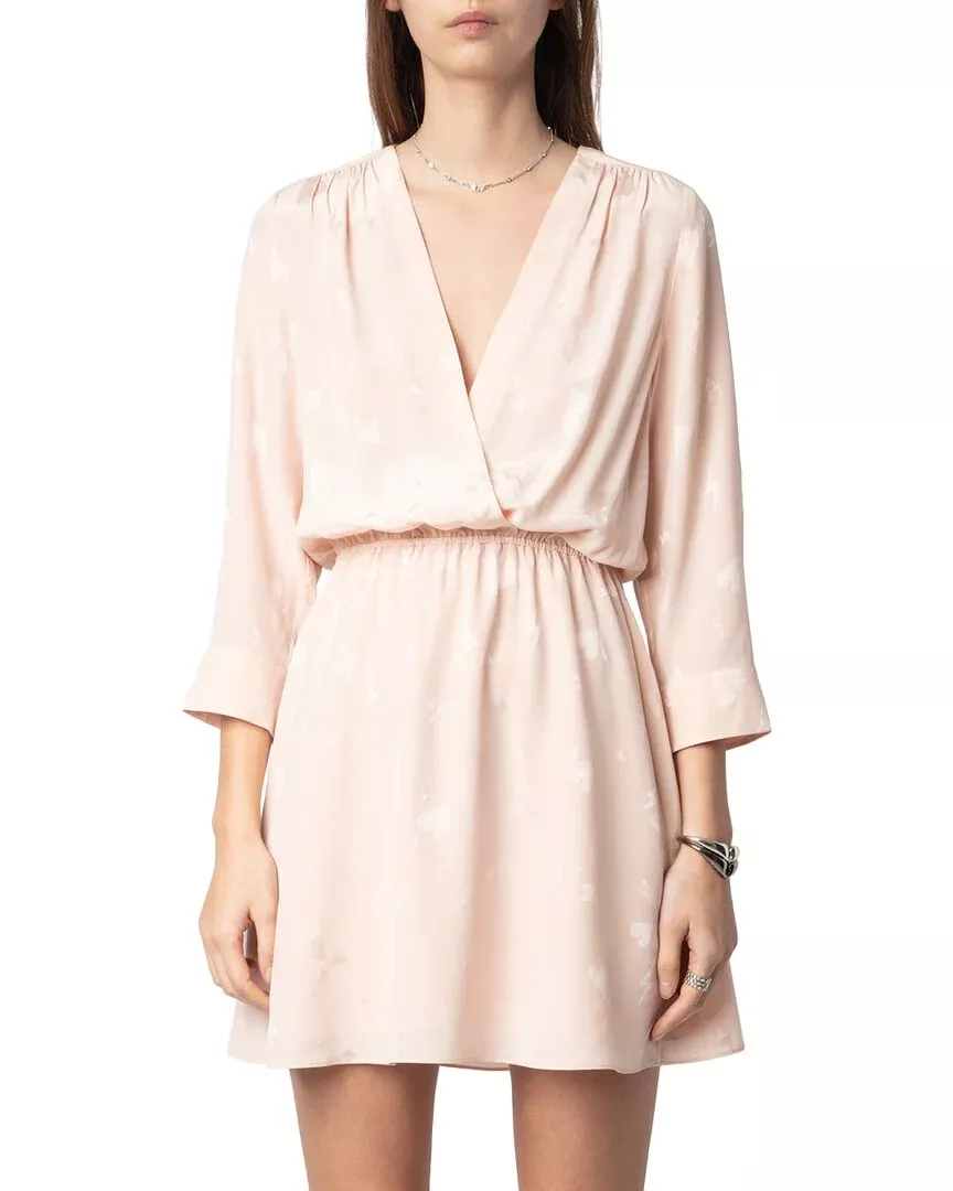 Zadig & Voltaire Silk Flash Heart Dress